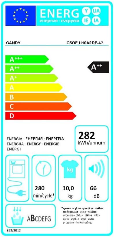 Avis CANDY Smart Pro CSOE H10A2DE-47 : Un sèche-linge connecté à pompe à chaleur de 10 kg 4 candy