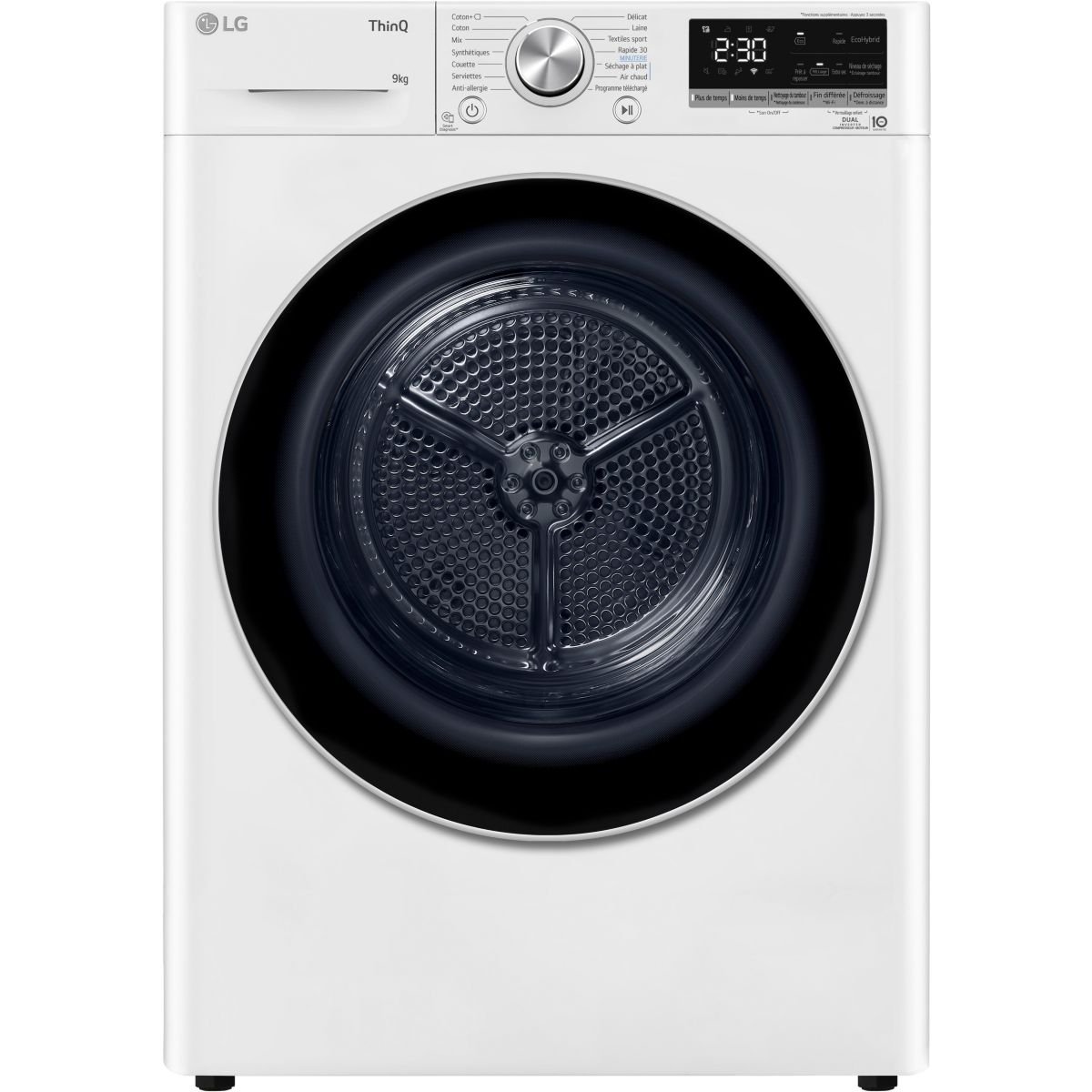 Avis Sèche linge pompe à chaleur LG RH9V51WH — Test & Prix Boulanger 2026