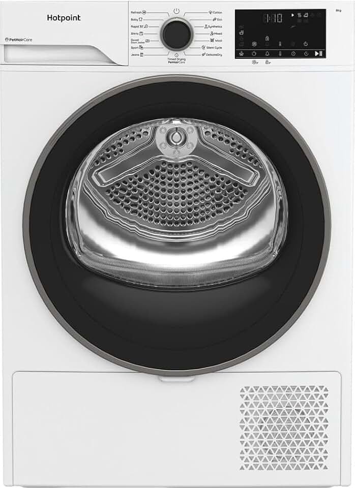 Avis Hotpoint CHD84MWBSEE : sèche-linge pompe à chaleur 8 kg