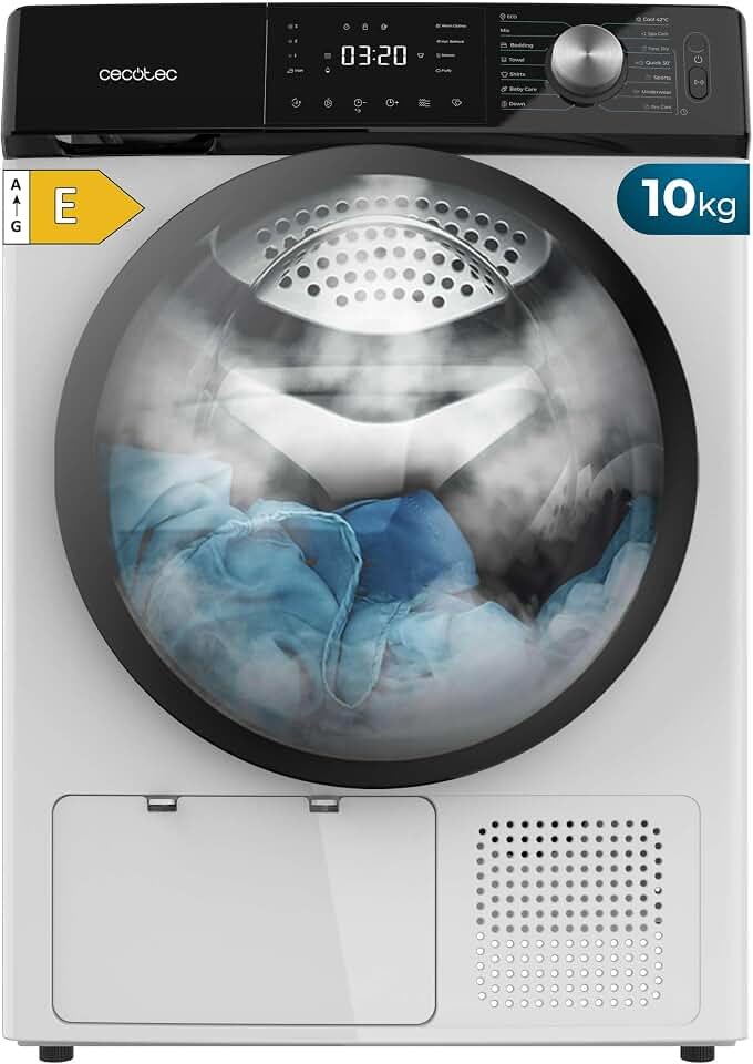 Avis Cecotec Bolero DressCode Dry 10355 : sèche-linge pompe à chaleur 10 kg