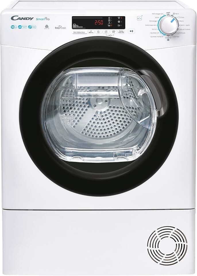 Avis Candy CSOEH10A2DBEX-47 : sèche-linge pompe à chaleur 10 kg