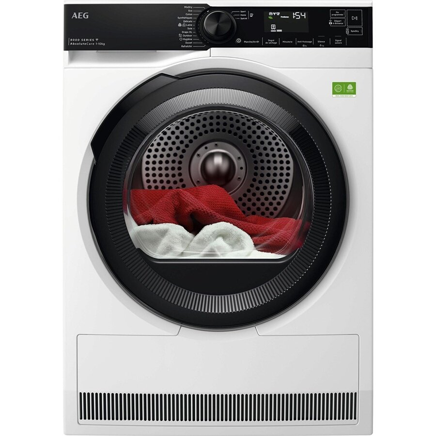 Avis AEG TR83A10WC : sèche-linge pompe à chaleur 10 kg