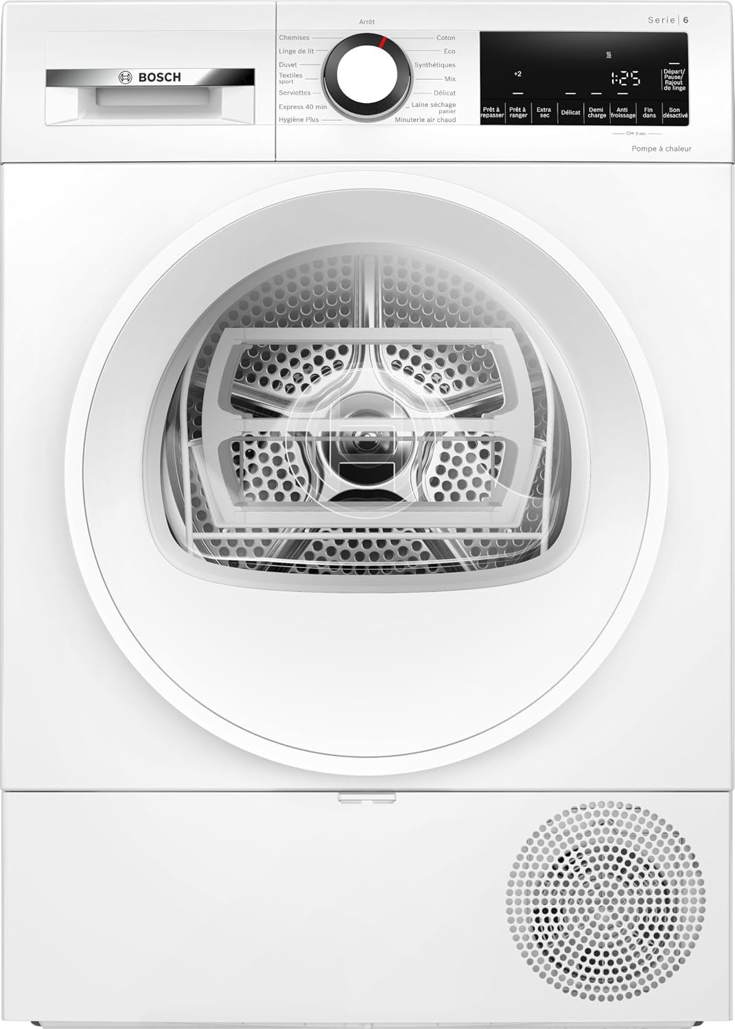 Avis Bosch WQG133DTFR : sèche-linge pompe à chaleur 8 kg