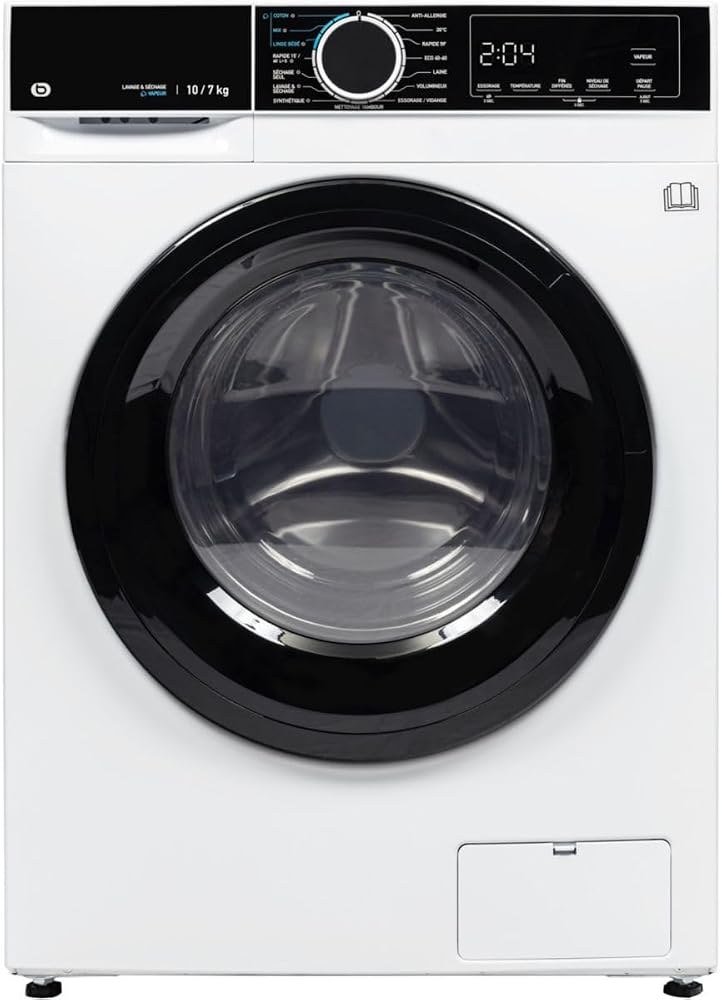 Avis ESSENTIELB ELS107-1b : lave-linge séchant 10 / 7 kg