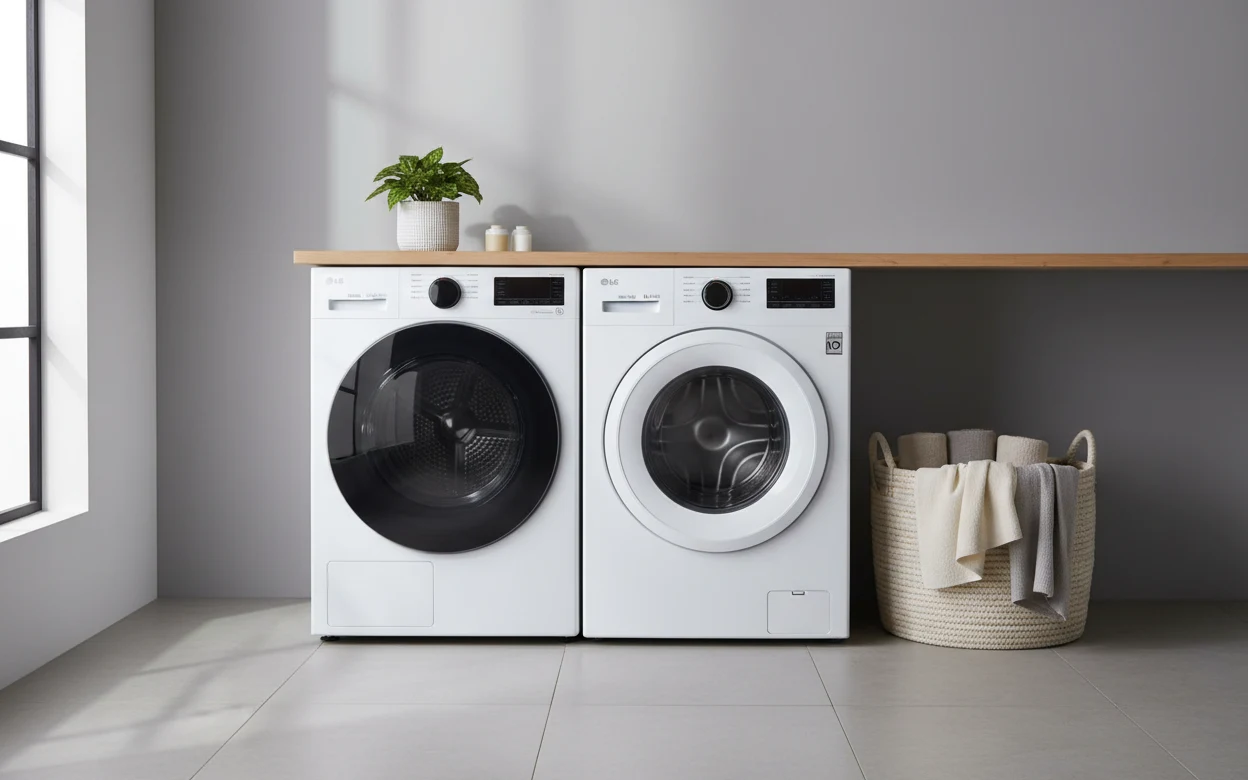 Sèche-linge dans une buanderie